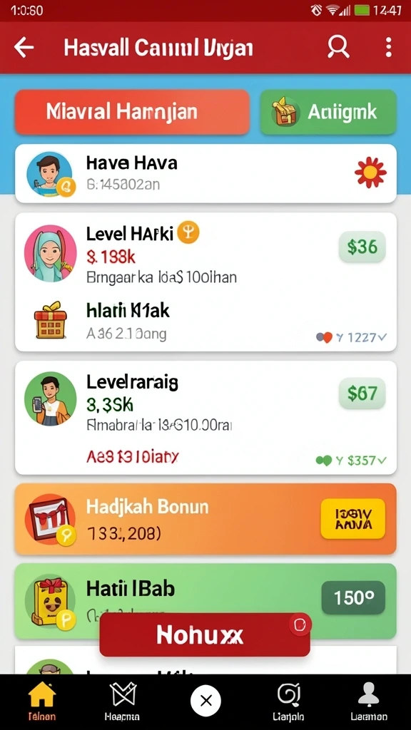 Tampilan awal yang menarik dan mudah dinavigasi.