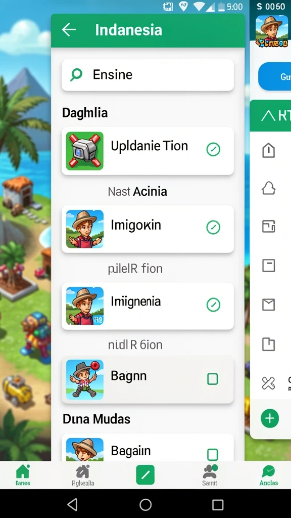 Screenshot menampilkan karakter utama dalam aksi.