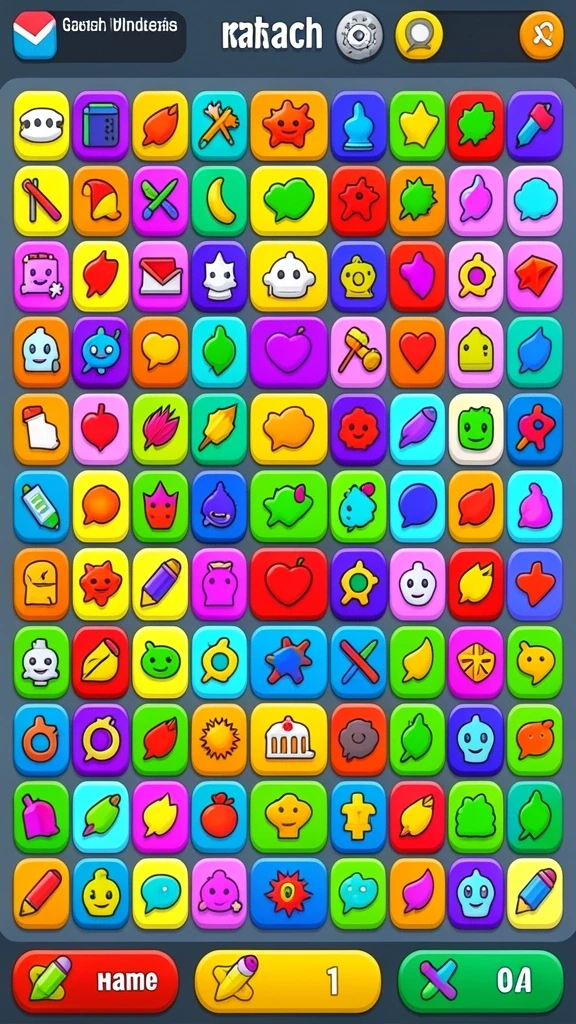 Grafik warna-warni yang menarik perhatian semua pemain.