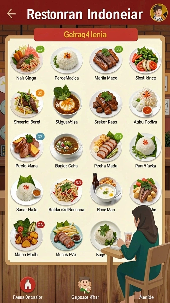 Tampilan antarmuka yang user-friendly dan intuitif.