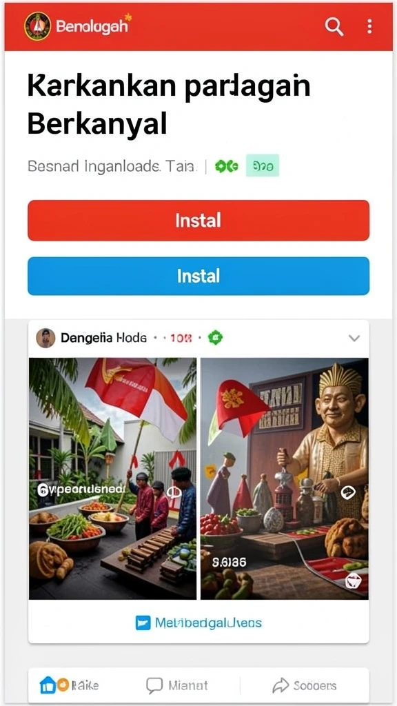 Berbagai hadiah menarik menanti setiap pemain.
