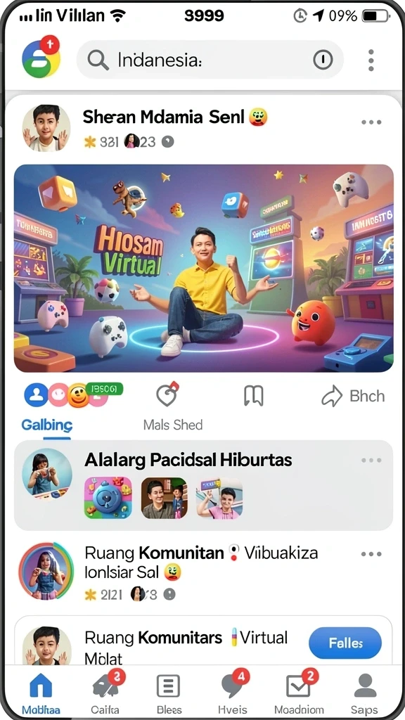 Tampilan grafis yang menawan dan menarik.