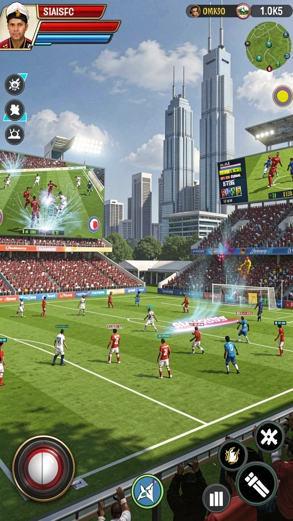 Menampilkan fitur multiplayer yang memungkinkan bermain dengan teman.