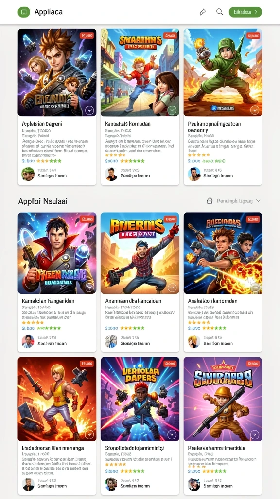 Tampilan antarmuka yang menarik dan user-friendly.