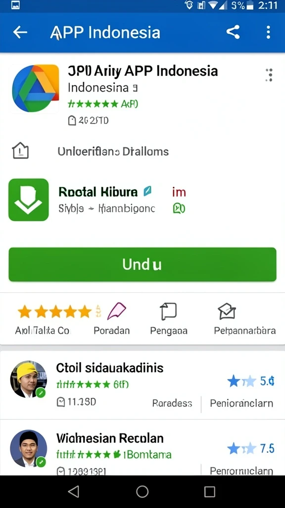 Tampilan antarmuka yang menarik dan intuitif.
