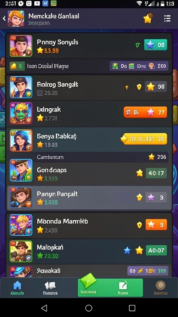 Fitur komunitas yang memungkinkan interaksi antar pemain.