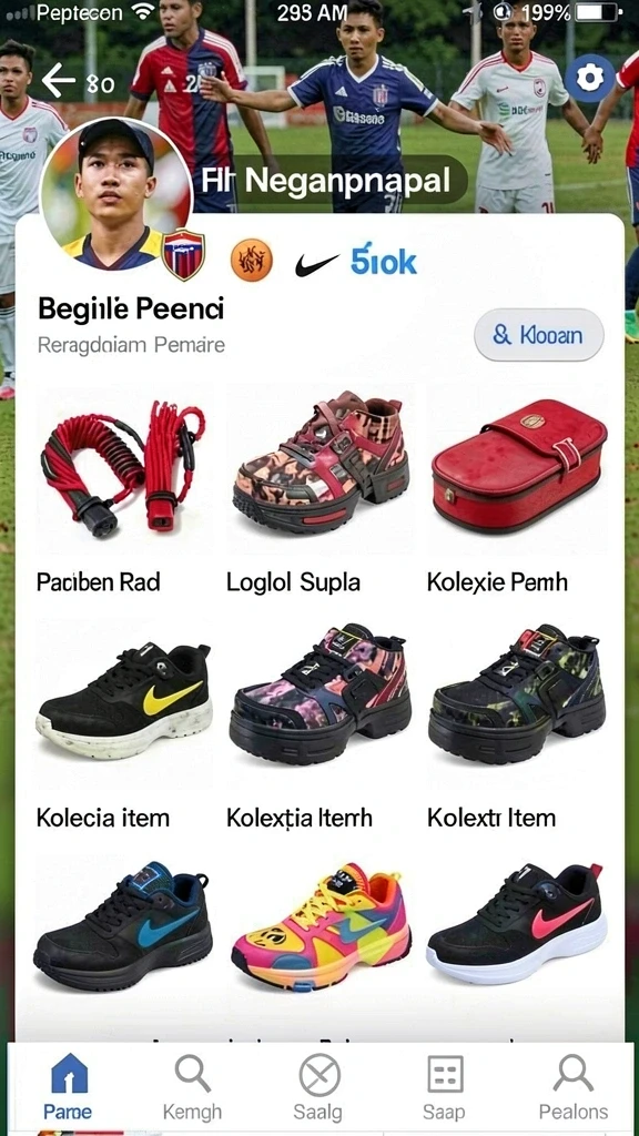 Tampilan antarmuka pengguna yang menarik.