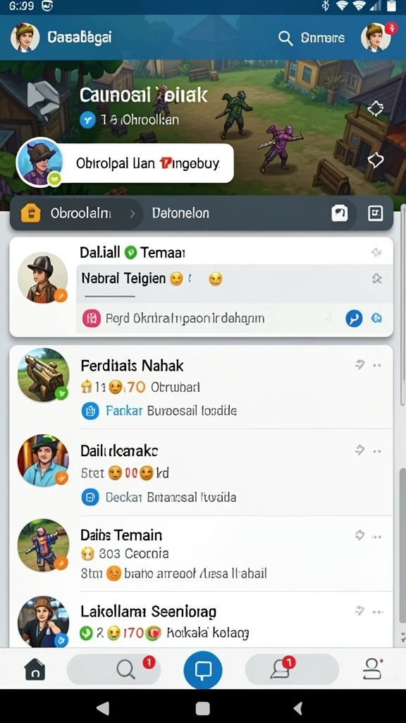 Berbagai karakter pilihan untuk meningkatkan pengalaman bermain.