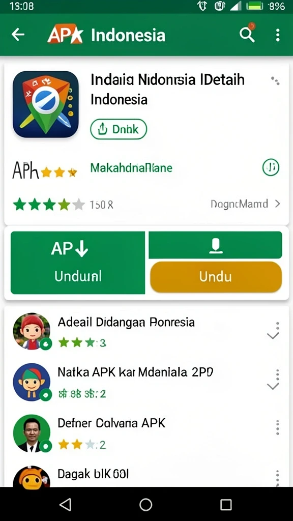 Tampilan antarmuka yang user-friendly.