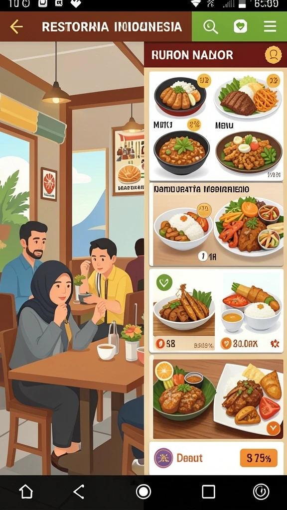 Tangkapan layar menampilkan karakter-karakter lucu dalam permainan.