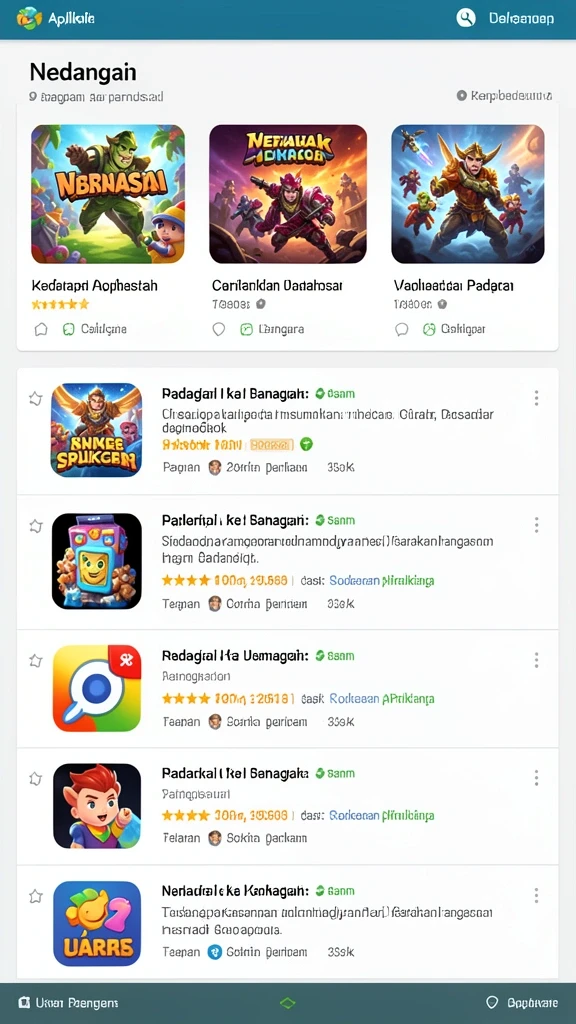 Berbagai mode permainan yang seru untuk dicoba.