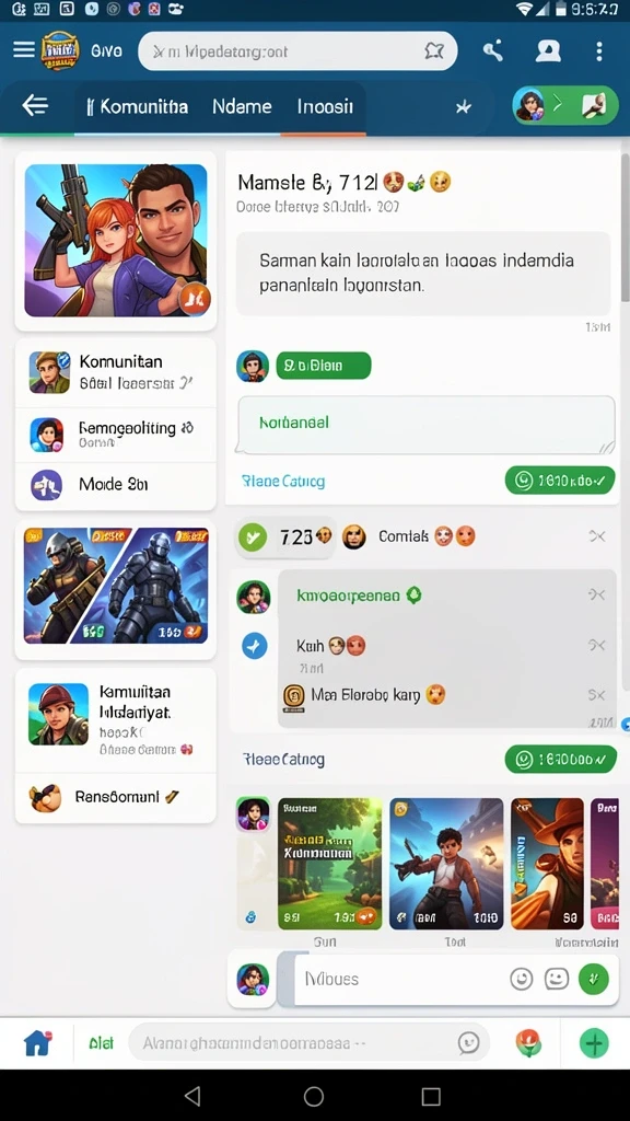 Tampilan antarmuka yang intuitif dan menarik.
