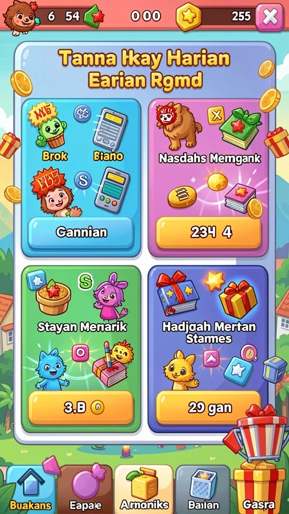 Tampilan antarmuka yang intuitif dan menarik.