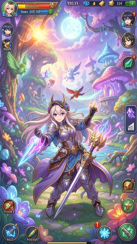 Screenshot dari berbagai tema permainan yang tersedia.