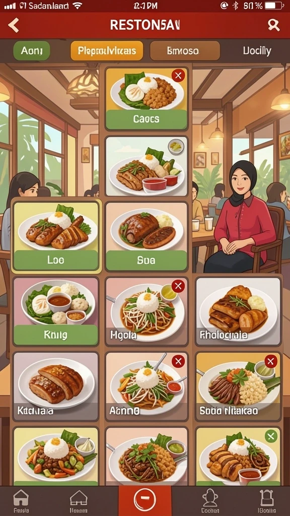 Tampilan antarmuka yang menarik dan ramah pengguna.