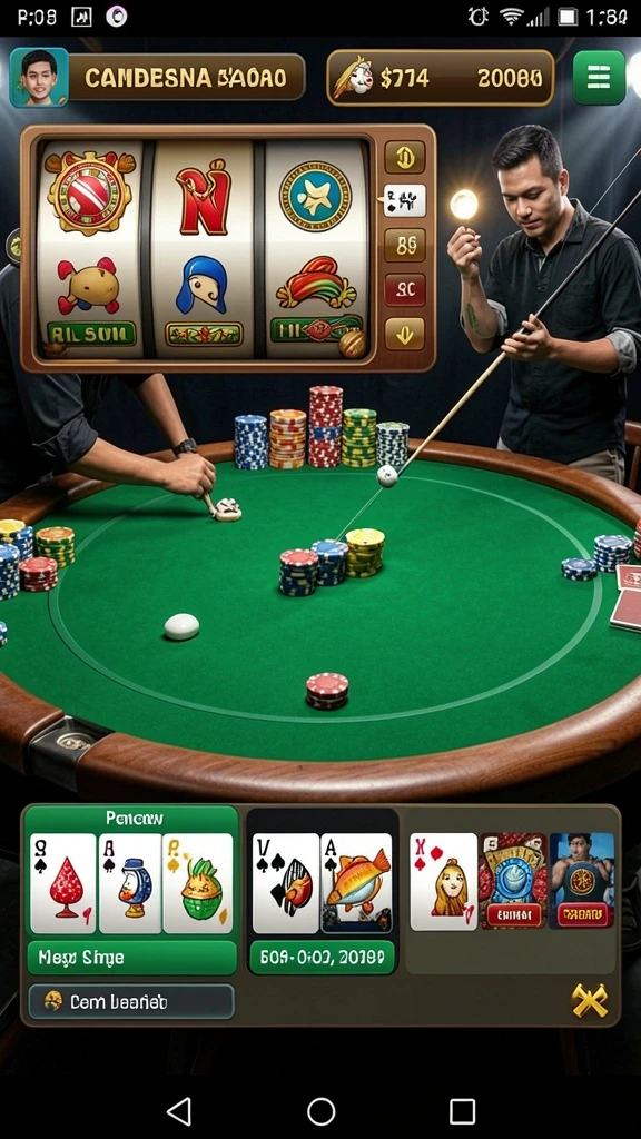 Screenshot menunjukkan tantangan level yang menantang.