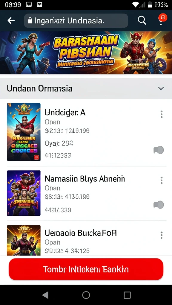 Karakter unik yang dapat dipilih dalam RAJAWALI55.