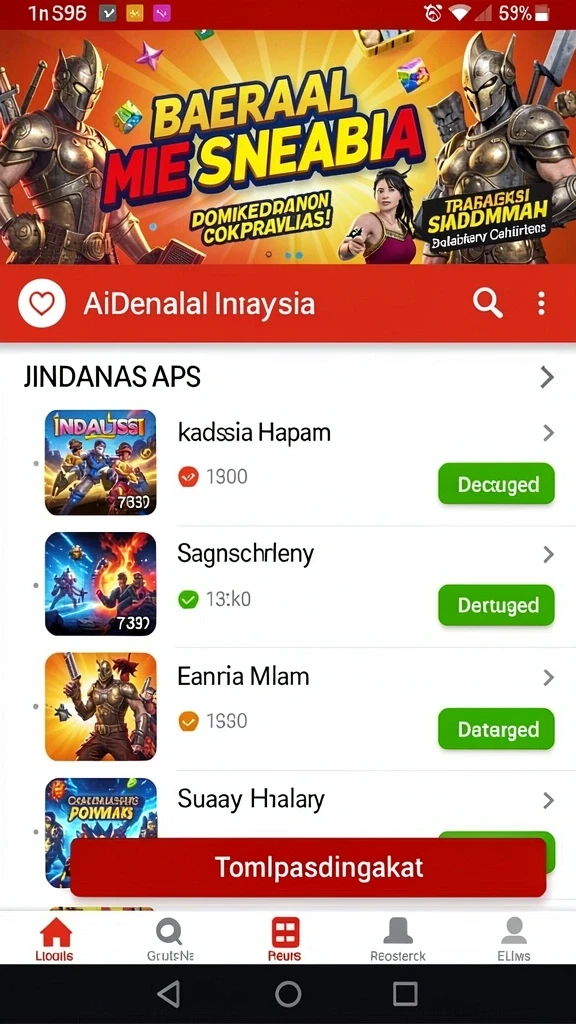 Tampilan antarmuka yang menarik dan mudah digunakan.