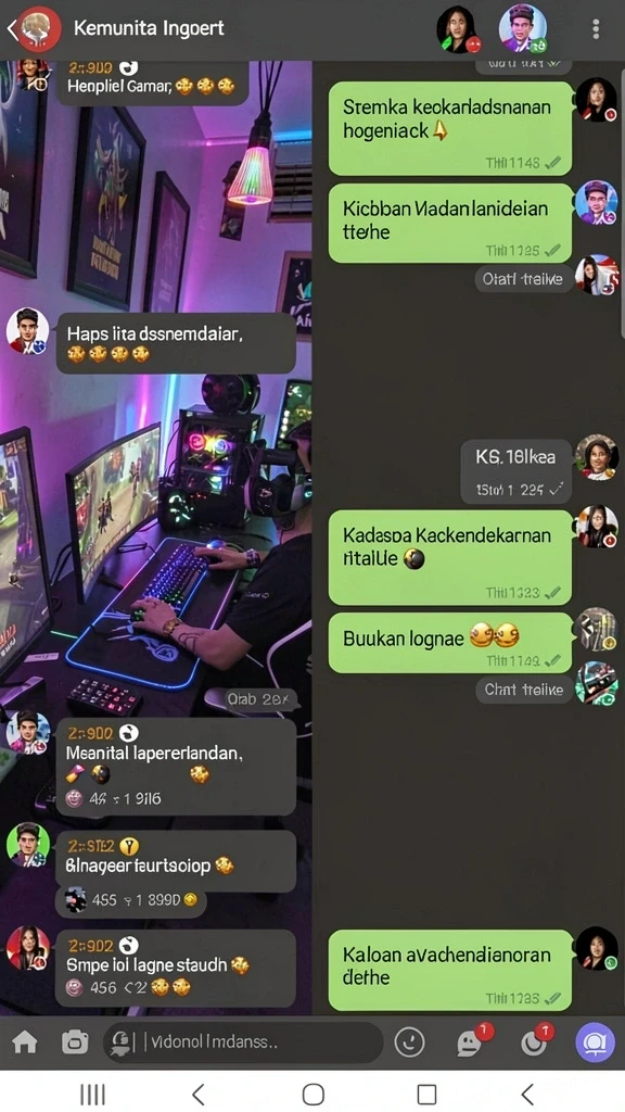 Berbagai jenis item loot yang bisa ditemukan.