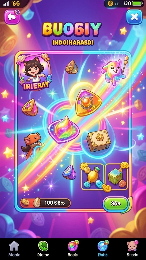Tangkapan layar menampilkan level baru yang menantang.