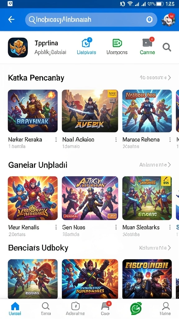 Screenshot menampilkan grafis yang memukau dan gameplay yang menarik.