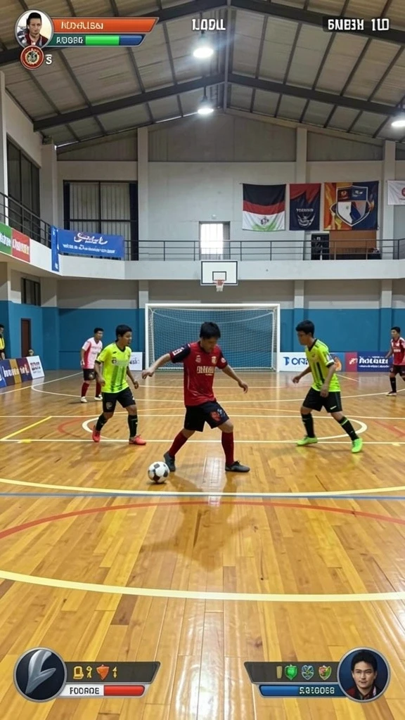 Pemandangan dunia permainan yang menawan.
