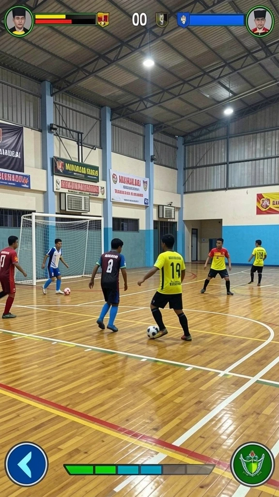 Aksi seru saat melawan musuh di level tinggi.