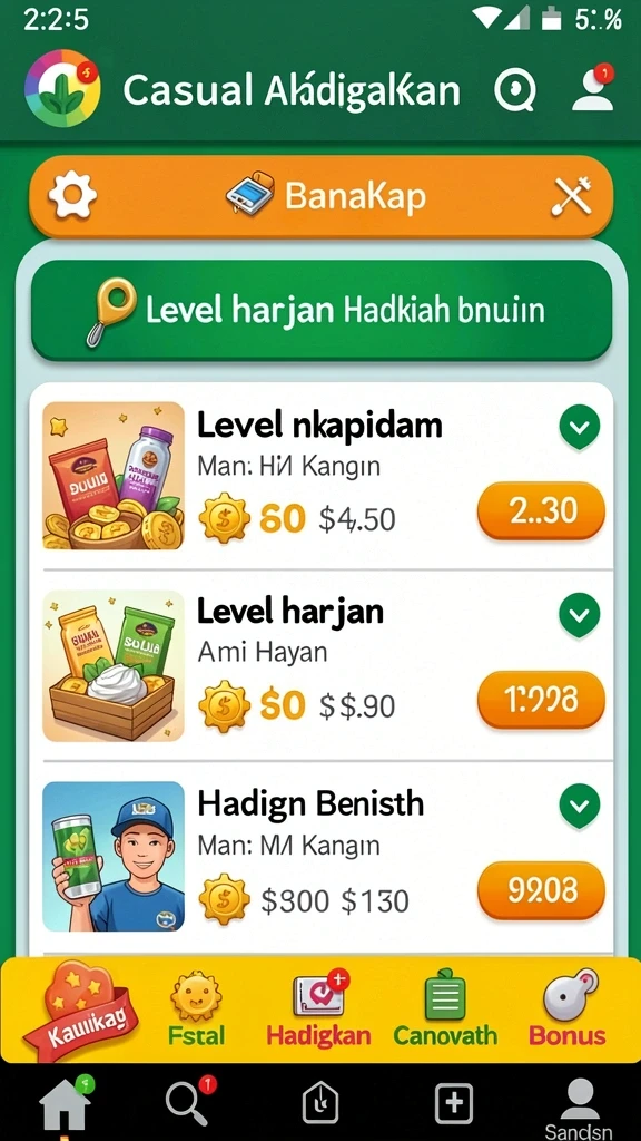 Sistem hadiah yang menarik untuk para pemain.