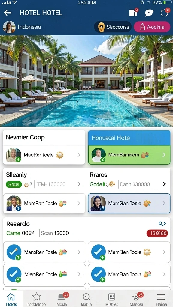 Screenshot menunjukkan interaksi dengan pemain lain dalam mode multiplayer.